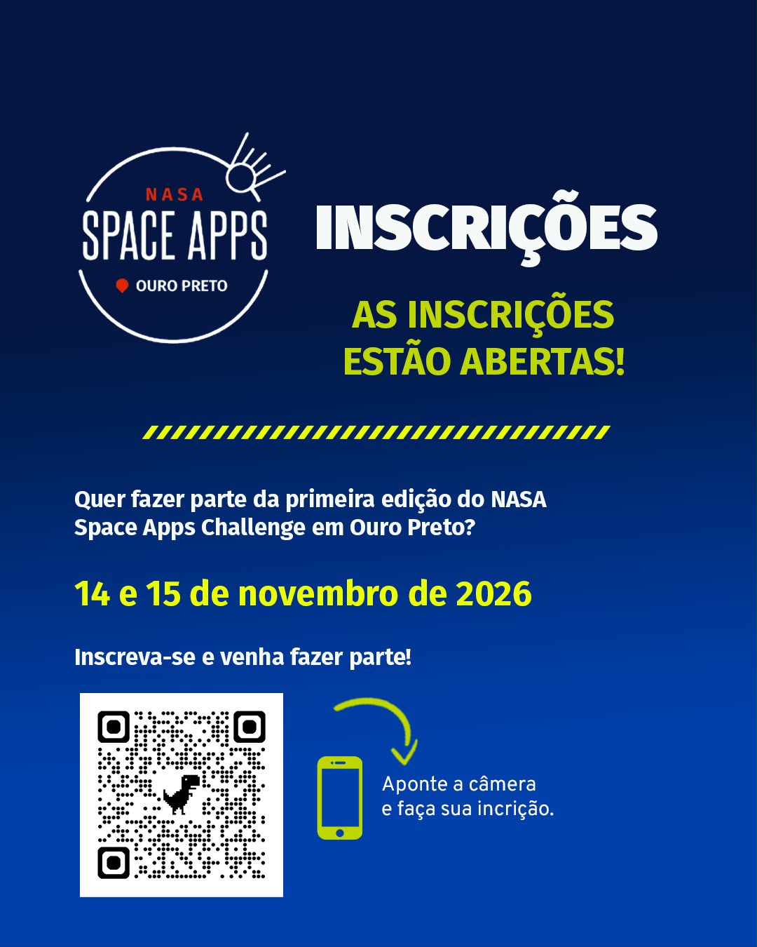 Foto da matéria: Ouro Preto recebe pela primeira vez competição internacional da NASA